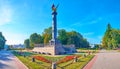 The Monument Of Glory Of Poltava Battle, Hull Park, Poltava, Ukraine