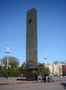 Monument `Glory to the heroes of the front and rear` on Victory Square in Volgodonsk.