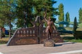 Monument - glory to the heroes of Rosgvardia