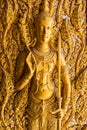 Monument of golden buddha,Temple Thailand Royalty Free Stock Photo