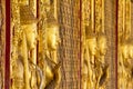 Monument of golden buddha,Temple Thailand. Royalty Free Stock Photo