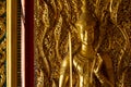 Monument of golden buddha,Temple Thailand. Royalty Free Stock Photo