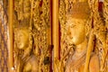 Monument of golden buddha,Temple Thailand. Royalty Free Stock Photo