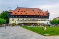 the monument of Graf Zeppelin in the german city Konstanz....IMAGE