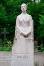 Monument on grave of Wanda Wasilewska