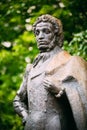 Monument great poet Alexander Pushkin in Moscow