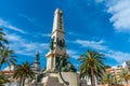 Monument of the heroes of Santiago de Cuba and Cavite in Cartagena, Spain Royalty Free Stock Photo