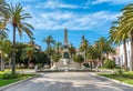 Monument of the heroes of Santiago de Cuba and Cavite in Cartagena, Spain Royalty Free Stock Photo