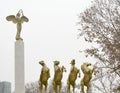 Monument of heroes in Skopje Macedonia