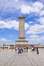 Monument of Heroes, Tiananmen Square, Beijing, China Royalty Free Stock Photo