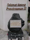 Monument historical road Gerilya Hantu Laut sea ghost guerrilla soldier, yogyakarta yogya jogja jogjakarta indonesia