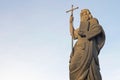 Monument of Holy Apostle Andrew. Monument to Saint Apostle Andrew Royalty Free Stock Photo