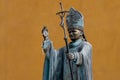 Monument in Homage to Pope John Paul II in Basilica of Guanajuato.