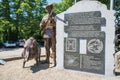 Monument in honor of the European March for Souvenir and Friendship.