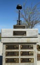 Monument on honor of fallen soldiers lost their life in Iraq and Afghanistan in Veterans Memorial Park, City of Napa Royalty Free Stock Photo