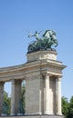 See the chariot statue in Heroes Square in Budapest, Hungary.