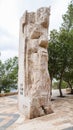 Monument in honor of Pope visit of Mount Nebo