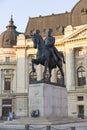 Monument in honor of the ruler of Carol I - the first king of Romania