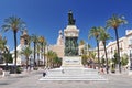 Monument in honor to Segismundo Moret y Prendergast, Spanish politician and writer, Cadiz. andalusia, Spain
