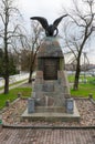 Monument in honor of victory in war of 1812, Kobrin, Belarus