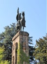 Monument horse rider