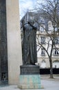 Monument of Human Rights Monument des Droits de l`Homme, 1989 in Paris gardens of Champ-de-Mars