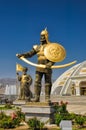 Monument of independence in Ashgabat Royalty Free Stock Photo