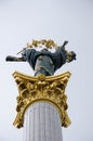 Monument of Independence of Ukraine in Kiev. Historical sights of Ukraine. Royalty Free Stock Photo
