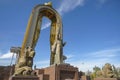 Monument of Ismail Samani in Dushanbe, Tajikistan