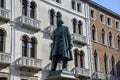 Monument of Italian patriot and statesman Daniele Manin in Venice, Italy