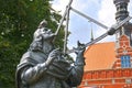 Monument of Jan Hevelius Gdansk Royalty Free Stock Photo