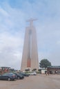 Monument of Jesus Christ at National Shrine of Christ the King Royalty Free Stock Photo