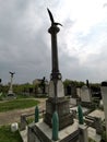 A monument of the Jewish Romanian soldiers fallen in the First World War. Royalty Free Stock Photo