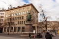 Monument Joachim Vadian, a humanist, scholar, mayor and reformer in the free city of St. Gallen