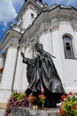 Monument of John Paul the Second Pope Karol Wojtyla Royalty Free Stock Photo