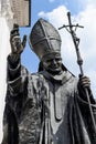 Monument of John Paul the Second Pope Karol Wojtyla Royalty Free Stock Photo