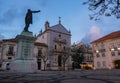 Monument of Jose Estevao in front of District Council of Aveiro