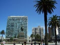 Monument of Jose Gervacio Artigas in the Independence Square of Montevideo Uruguay Royalty Free Stock Photo