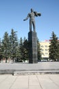 Monument of Jury Gagarin in Gagarin city