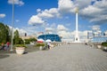 The monument Kazakh Eli in Astana city.