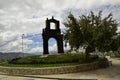 Monument at the Killi Killi Mirador in La Paz, Bolivia.