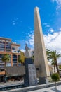 A monument of the king Jaume I Royalty Free Stock Photo