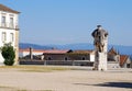 Monument of the King Joao III in Coimbra University, Portugal Royalty Free Stock Photo