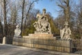 Monument of king Sobieski in Warsaw Royalty Free Stock Photo