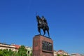 The monument of King Tomislav, Zagreb, Croatia Royalty Free Stock Photo