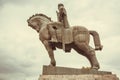 Monument of King Vakhtang Gorgasali, ruler Georgia in 5th century. Landmark of Tbilisi city