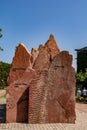 Monument `Korona Himalajow` in Wladyslawowo Poland