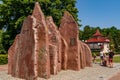 Monument `Korona Himalajow` in Wladyslawowo Poland