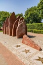 Monument `Korona Himalajow` in Wladyslawowo Poland