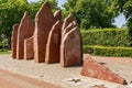 Monument `Korona Himalajow` in Wladyslawowo Poland